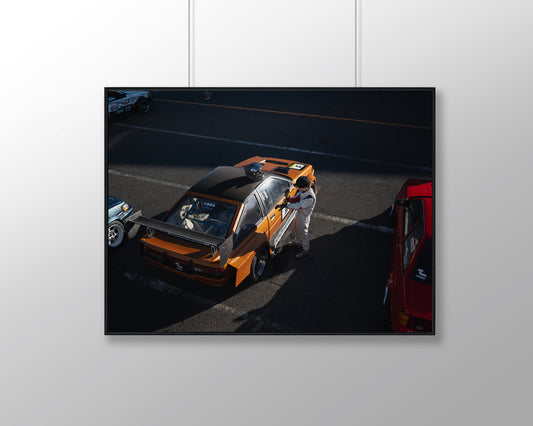 Time Attack AE86 From Above at Tsukuba