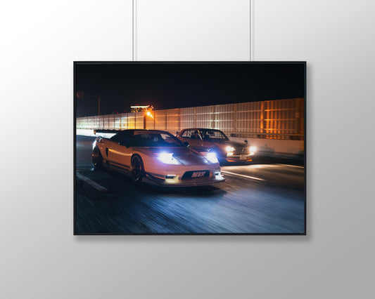 NSX and Hakosuka Tokyo Highway Cruising