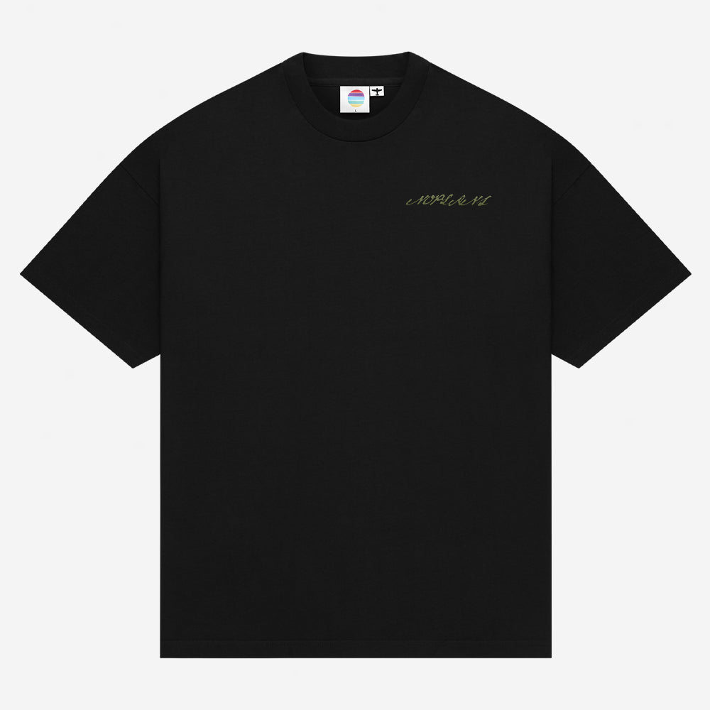 noplans 4AGE Tee - Black | Heavy Weight T-Shirt