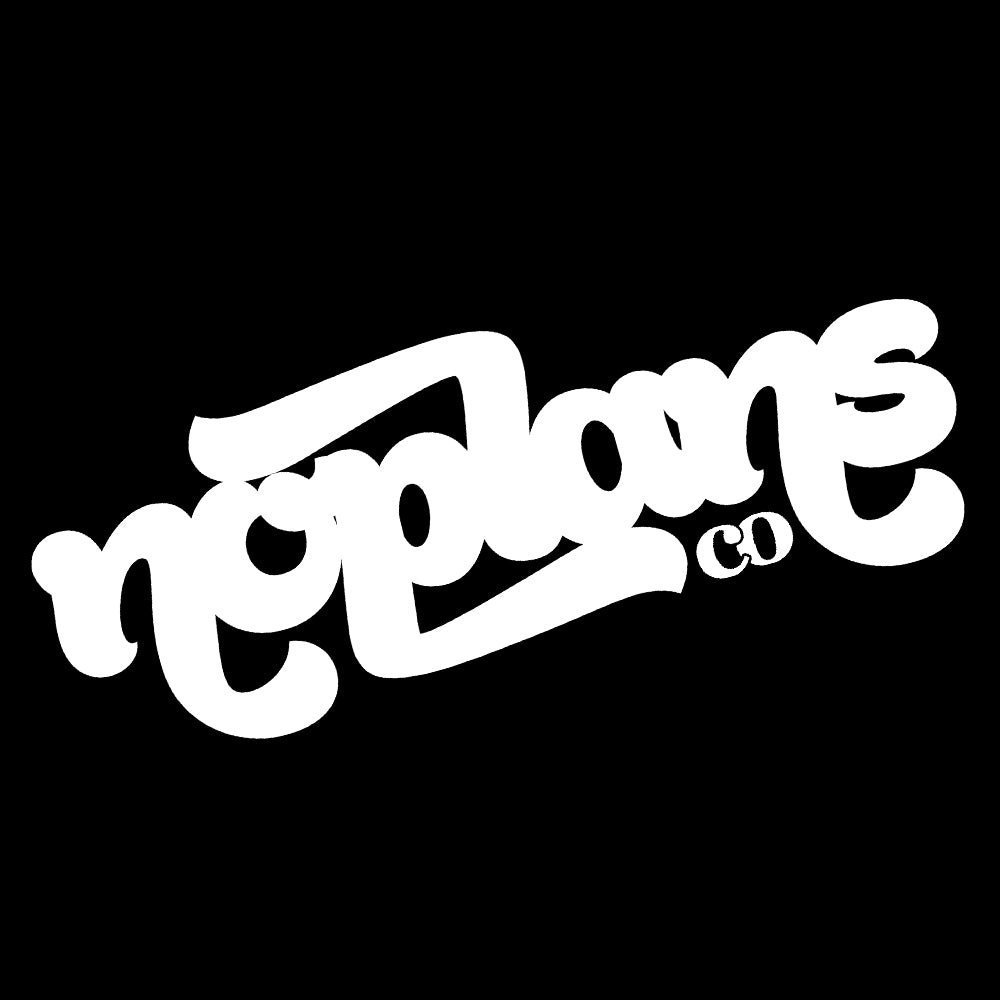 noplans Script Style Die-cut Sticker