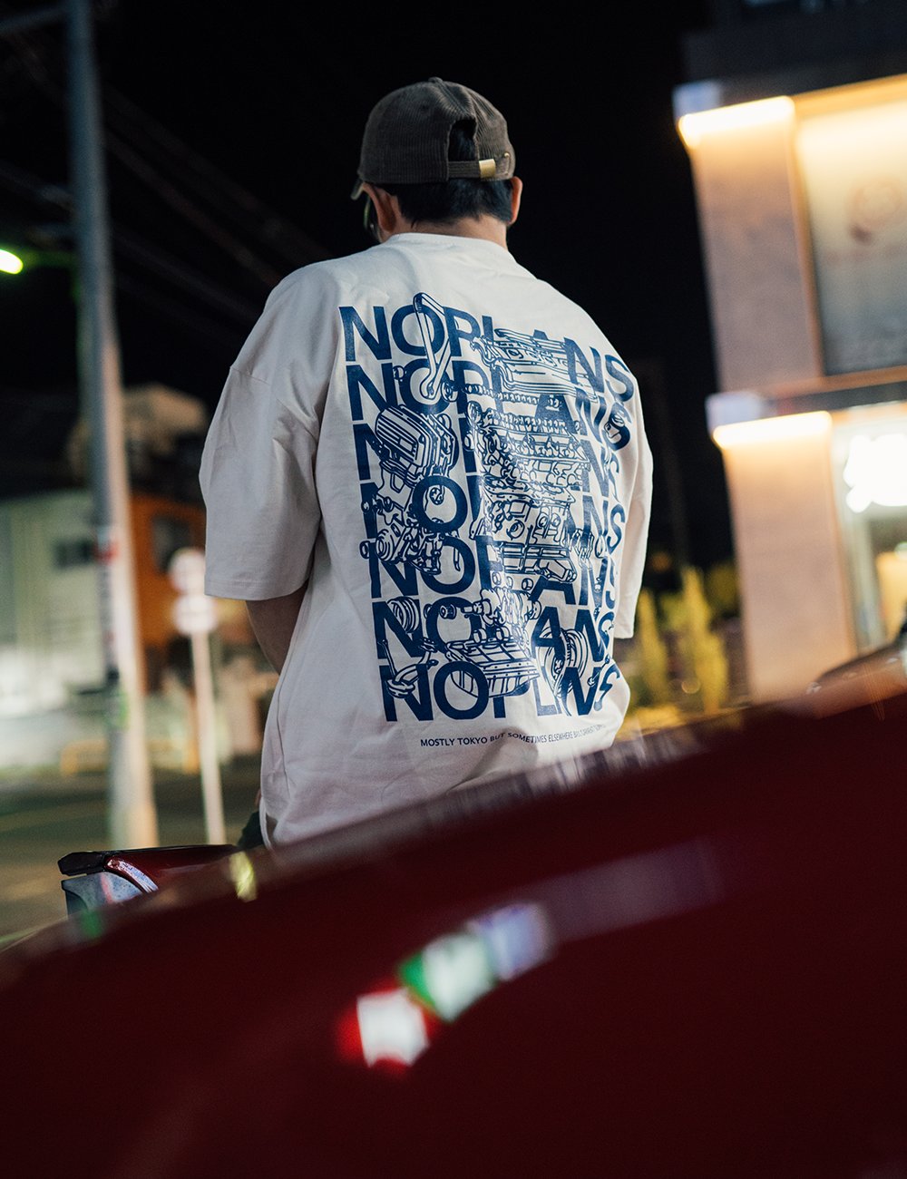 noplans 4AGE Tee - Cream | Heavy Weight T-Shirt